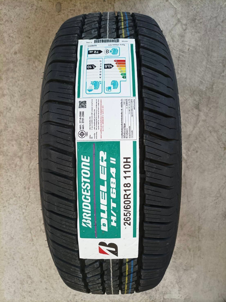 ยางรถยนต์ Bridgestone(บริดโตน)  Dueler HT 684 265/60/18